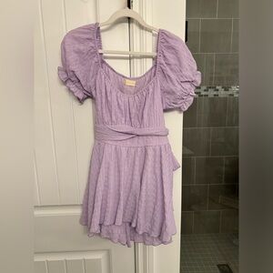 Altar’d State purple romper size Large